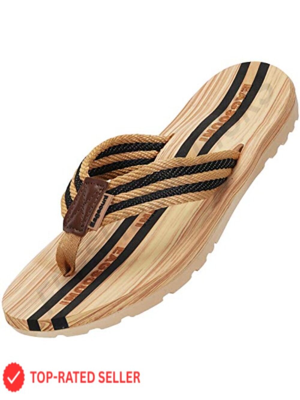 Nylon and EVA Flip Flops Non-Slip Thong Sandals Beach Slippers